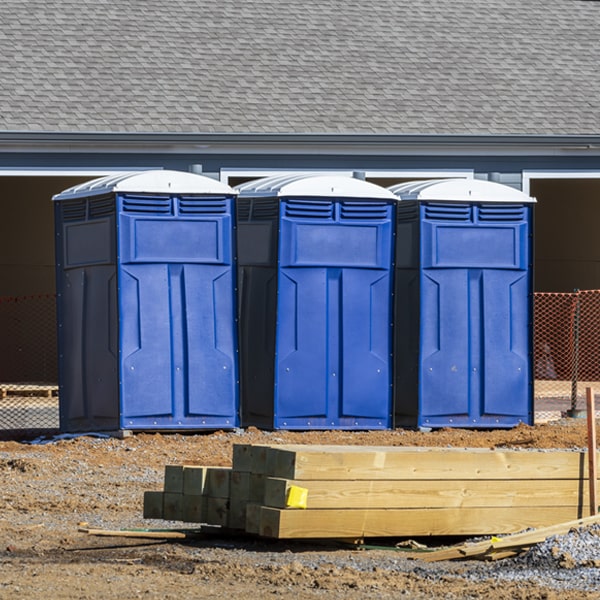 how often are the porta potties cleaned and serviced during a rental period in Willow Oak FL